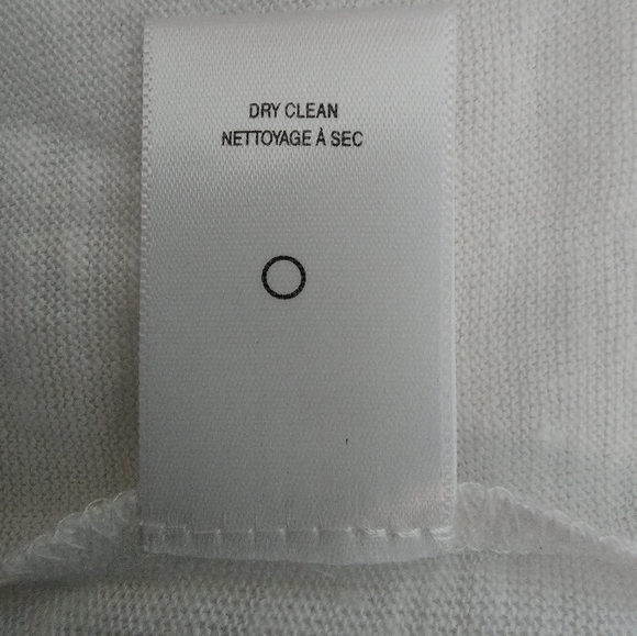 A.L.C. Linen Short Sleeve Top Size M White Lace Up Back Silver Grommets T-Shirt - Picture 10 of 10